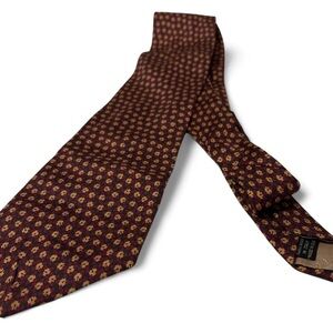 Christian Dior Monsieur Floral Silk Tie Fabric Woven In Italy Made In USA 57x4”